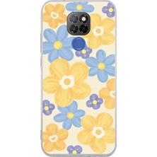 TechTree General Mobile Gm 20 Uyumlu Soft Pastel Çiçek Bahçesi Baskılı Silikon Kılıf