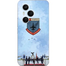 TechTree Honor 400 Pro Uyumlu Türk Hava Kuvvetleri Baskılı Silikon Kılıf