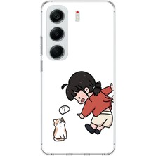 TechTree Tecno Camon 40 Pro Uyumlu Zorla Çekiştirilen Sevgili - Çift Kombini Baskılı Silikon Kılıf