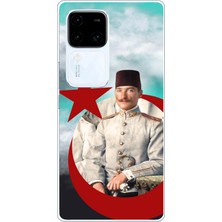 TechTree Vivo V30 Uyumlu Gençlik Yılları Atatürk Baskılı Silikon Kılıf