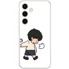 TechTree Samsung Galaxy S24 Uyumlu Zorla Götürülen Sevgili - Çift Kombini Baskılı Silikon Kılıf