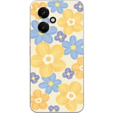 TechTree Honor 400 Uyumlu Soft Pastel Çiçek Bahçesi Baskılı Silikon Kılıf