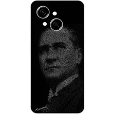 TechTree Tecno Spark Go 1 Uyumlu Gençliğe Hitabe Yazılı Atatürk Silüeti Baskılı Silikon Kılıf