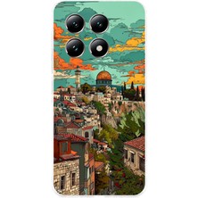 TechTree Xiaomi Mi 14T Pro Uyumlu Özgür Filistin ve Kubbetüs Sahra Baskılı Silikon Kılıf