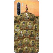 TechTree Oppo Reno 3-A91 Uyumlu Atatürk ve Kurtuluş Savaşı Komutanları Baskılı Silikon Kılıf