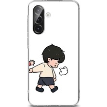 TechTree Samsung Galaxy A56 Uyumlu Zorla Götürülen Sevgili - Çift Kombini Baskılı Silikon Kılıf