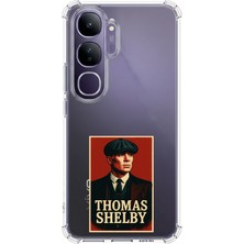 TechTree Vivo V40 Lite Uyumlu Thomas Shelby Afiş Baskılı Silikon Kılıf