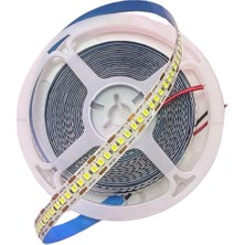 Powerr Led Aydınlatma 12 Volt 2835 Smd 240 LED 10MM 6500K Beyaz Işık Iç Mekan 5 Metre Şerit LED