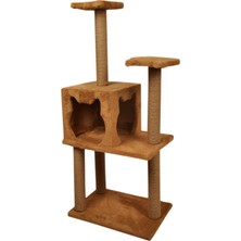 Feyza Design Xl Lüx Kedi Tırmalama Evi ve Platformu, Şık ve Rahat Tasarım