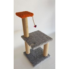 Feyza Design Iki Katlı Yavru Kedi Tırmalama Tahtası, Eğlenceli ve Güvenli Oyun Alanı