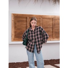 Hope And Me Oversize Ekose Desenli Oduncu Gömlek