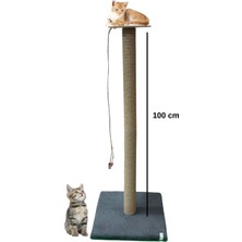 Feyza Design Yüksekliği 100 cm Büyük Kedi Tırmalama Tahtası, Eğlence ve Egzersiz Için Ideal