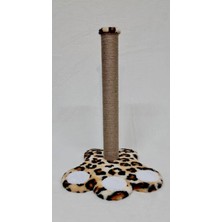 Feyza Design Kedi Tırmalama Oyuncağı Leopar Desenli, Eğlenceli ve Dayanıklı Tasarım