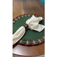 Patiska Tasarım Peçete Yüzüğü 6’lı – El Işçiliği Masa Süsleme Halkası – Davet Sofrası Yılbaşı Konsepti Aksesuar