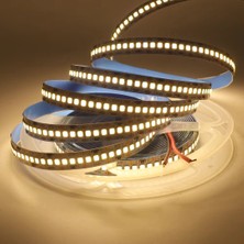 Powerr Led Aydınlatma 12 Volt 2835 Smd 240 LED 10MM 3000K Günışığı Iç Mekan 5 Metre Şerit LED