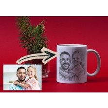 Need Shops Kişiye Özel Karakalem Baskılı Porselen Kupa