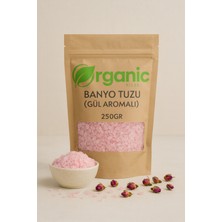 Doğal Gül Aromalı Banyo Tuzu 250GR, Rahatlatıcı ve Yenileyici Ayak Bakımı