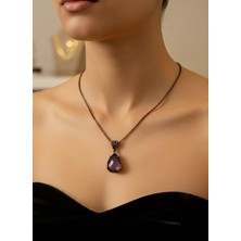 Toka Delisi Bronz His Taşı Renk Değiştiren Antik Kolye