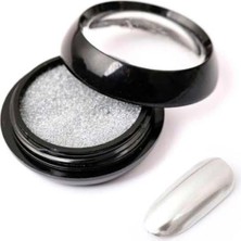 Renkli Krom Tırnak Tozu, Ayna Efekti, Şık ve Parlak Görünüm