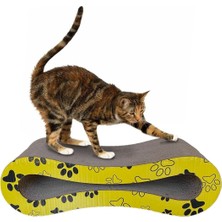 Feyza Design Renkli Kedi Tırmalama Rampası, 60X18X20 Cm, Eğlenceli ve Dayanıklı Tasarım