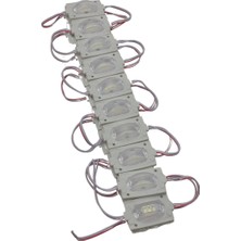Powerr Led Aydınlatma 12 Volt 1.2 Watt Dar Açılı Tek Lensli Günışığı LED Modül IP65 10 Adet Modül