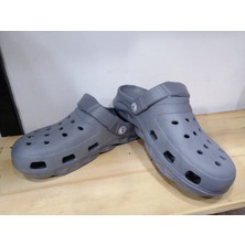 Gezer Yeni Sezon Rahat Taban Antrasit Renkli Unısex Günlük Terlik