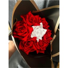 Kayzen Kırmızı - Beyaz Gül Buketi