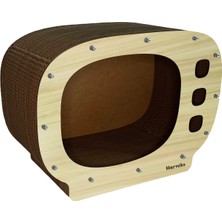Feyza Design Doğal Kedi Otlu Tırmalama Evi 50X37X27 Cm, Konfor ve Eğlence Için Idealdir
