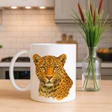 Need Shops Kaplan Baskılı Şık Tasarım Porselen Kupa