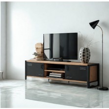 Eşyala. Copenhagen Rexor Tv Ünitesi Atlantik Siyah(180x45x50cm)