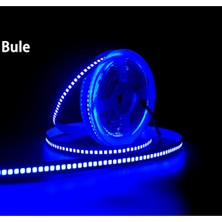 Powerr Led Aydınlatma 12 Volt 2835 Smd 240 LED 10MM Mavi Işık Iç Mekan 5 Metre Şerit LED