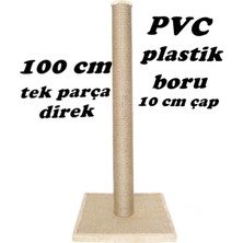 Feyza Design Yüksekliği 100CM Kedi Tırmalama Tahtası Bej Renkli, Dayanıklı ve Eğlenceli