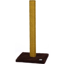 Feyza Design Sarı Kedi Tırmalama 60 Cm, Dayanıklı ve Eğlenceli Ev Dekoru