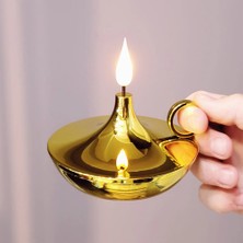 TE Dükkan Dekoratif Gold Pilli Mum Lamba