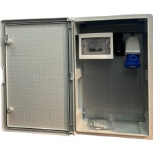 Axoy Elektrik Siemens 7,4 Kw Araç Şarj Ünitesi Panosu Mavi Kapak ve Ihtiyaç Prizi