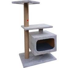 Feyza Design Rahat ve Güvenli Kedi Evi Tırmalama Alanı, Ev Için Konforlu Tasarım