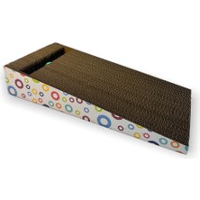 Feyza Design Karton Kedi Tırmalama 43X8X22, Eğlenceli ve Dayanıklı Tasarım