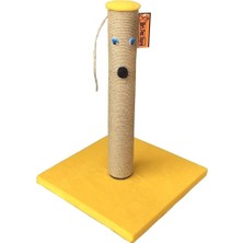 Feyza Design Sarı Renkli 42 cm Kedi Tırmalama Tahtası