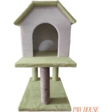 Feyza Design Iki Katlı Sevimli Kedi Evi, Rahat ve Güvenli Uyku Alanı
