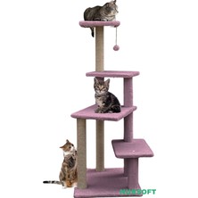 Feyza Design Büyük Boy Tırmalama Tahtası, Uzun Boy Kedi Tırmalama Aksesuarı