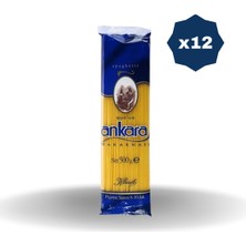 Nuh'un Ankara Ankara Makarna Ince Spaghetti 500 gr - (12 Adet)