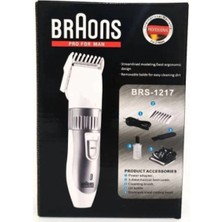 TE Dükkan Braons Şarj Edilebilir Kablosuz Tıraş Makinesi BRS-1217