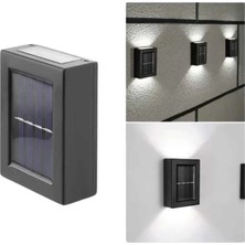 TE Dükkan Solar Lamba Dekoratif Aplik Su Geçirmez LED Işıklı Duvar Lambası