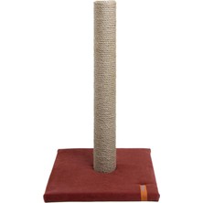 Feyza Design Kedi Tırmalama Tahtası, Catnipli, Kırmızı, 50 Cm, Eğlenceli ve Dayanıklı