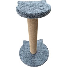 Feyza Design Iki Katlı Kedi Kafası Tırmalama Oyuncağı, Eğlenceli ve Dayanıklı Tasarım