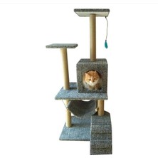 Feyza Design Renkli Kedi Tırmalama Evi ve Oyun Platformu, Eğlenceli ve Rahat Tasarım