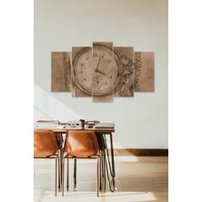 Mbb E-Ticaret Saat 5 Parçalı Mdf Tablo