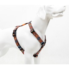 TailPetz Ethnıc H-Tipi Göğüs Tasması Ayarlanabilir, Konforlu ve Dayanıklı Desenli Köpek Tasması