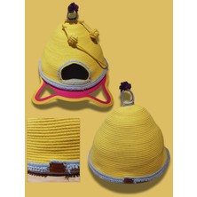 Feyza Design El Yapımı Kedi Tırmalama Matı ve Yuva Seti, 130X30CM, Kapı Girişine Uygun
