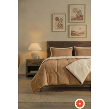 Pomelo Home %100 Pamuk Waffle Uyku Seti | Yorgan + 1 Yastık Kılıfı + Çarşaf | Çantalı Tek Kişilik